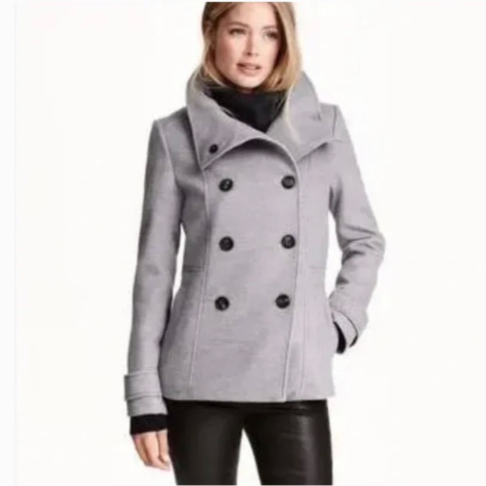 H&M grey coat